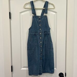 Iris Jeans Denim Overall Dress
